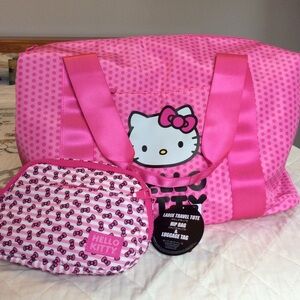 Hello kitty duffle bag